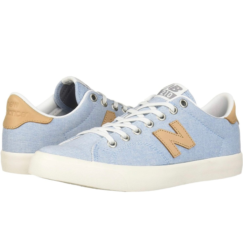 {SOLD} New Balance All Coasts 210 V1 Big Boys Dressy Shoe 4.5 Oxford Blue/Tan